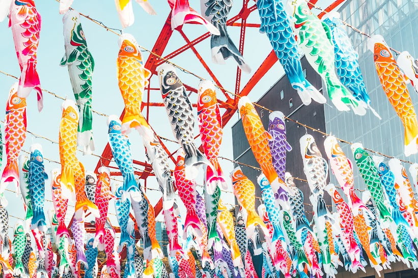 Lễ hội cá chép Koinobori Matsuri dành cho bé trai Nhật Bản | Vietjet Air