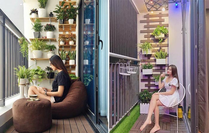 80+ Mẫu Tiểu Cảnh Ban Công, Trang Trí Ban Công Đẹp Hiện Đại