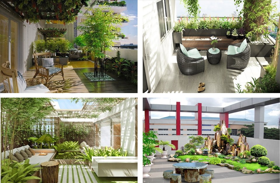 Top 50 mẫu tiểu cảnh sân thượng đẹp và độc đáo nhất