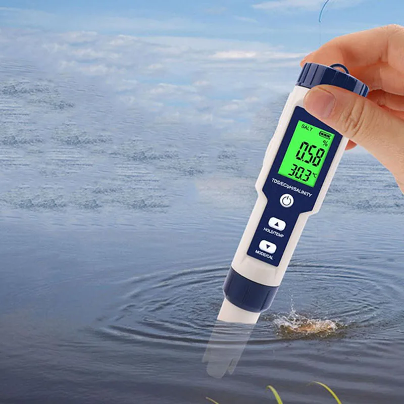 Máy đo độ PH, TDS, nhiệt độ nước màn hình kỹ thuật số chất lượng cao